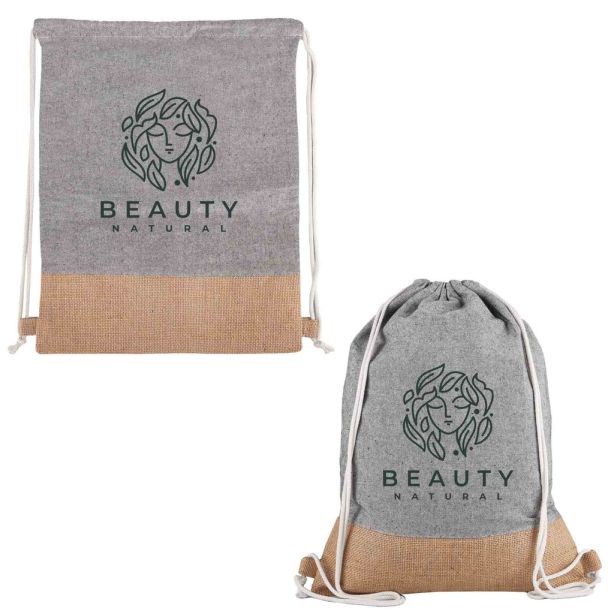 E6017 | Quetico 10 Oz Cotton & Jute Drawstring Bag