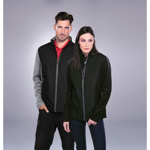 Men's Lightweight Performance Jacket w/ 3M Reflectivity and Jersey Melange