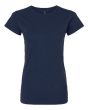 Custom Printed 64000L Gildan Ladies Fitted Cotton Preshrunk Jersey T-Shirt