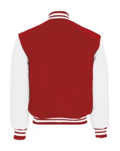 Holloway Award Jacket Melton Wool Vinyl Sleeves (Min 12)