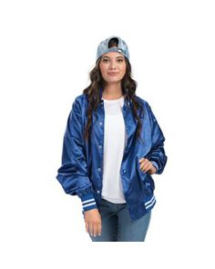 Unisex Satin Baseball Varsity Jacket (Min 12)