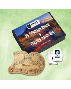 Boxed Cribbage Board & Playing Card Gift Sets GS1006