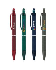A - Phoenix Monochrome Pen w/ Stylus - Color Jet (Min 100)